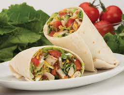 Chicken Strips Wrap with Salad